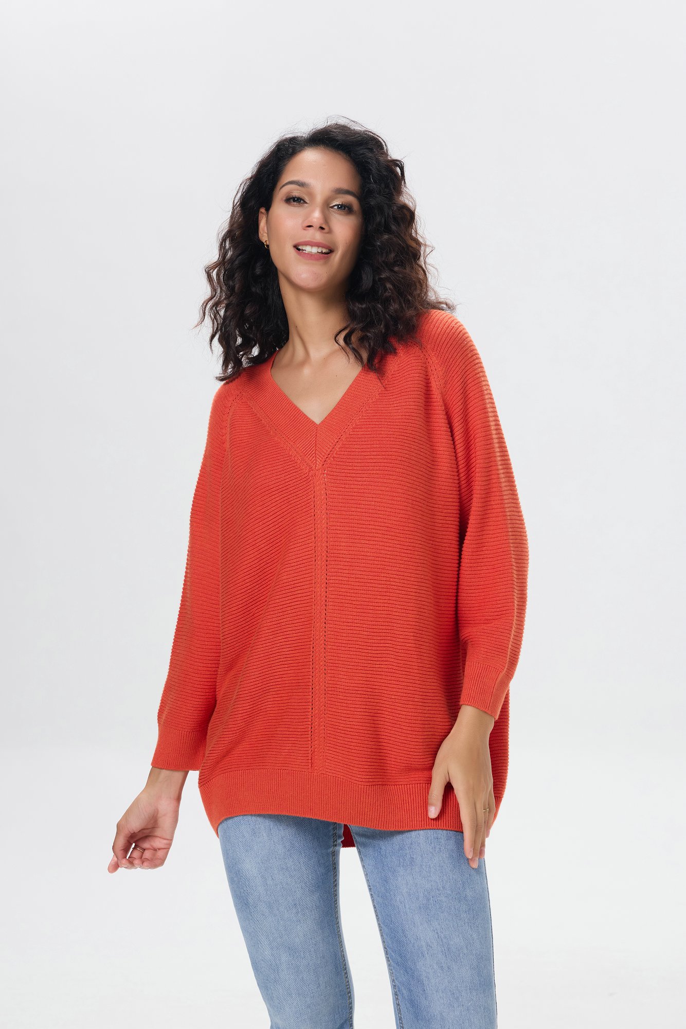 Blaze oversized V-neck sweater